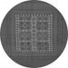 Square Southwestern Gray Country Rug, tr54gry