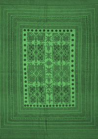 Southwestern Emerald Green Country Rug, tr54emgrn