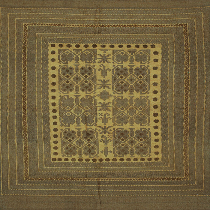 Square Southwestern Light Blue Country Rug, tr54lblu
