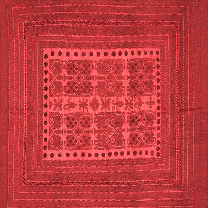 Machine Washable Southwestern Red Country Rug, wshtr54red