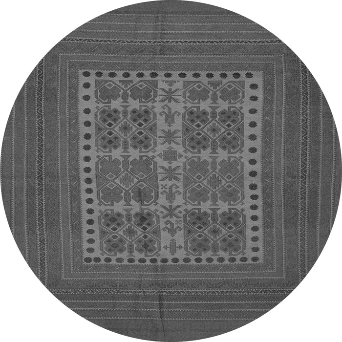 Machine Washable Southwestern Gray Country Rug, wshtr54gry