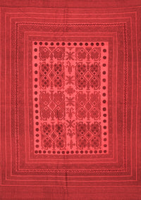 Southwestern Red Country Rug, tr54red