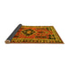 Sideview of Persian Yellow Traditional Rug, tr550yw