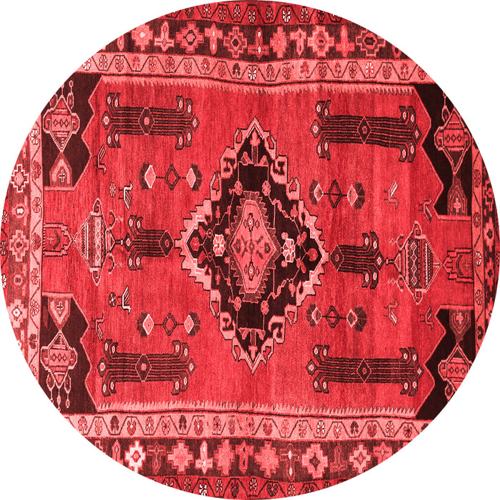 Machine Washable Persian Red Traditional Rug, wshtr550red