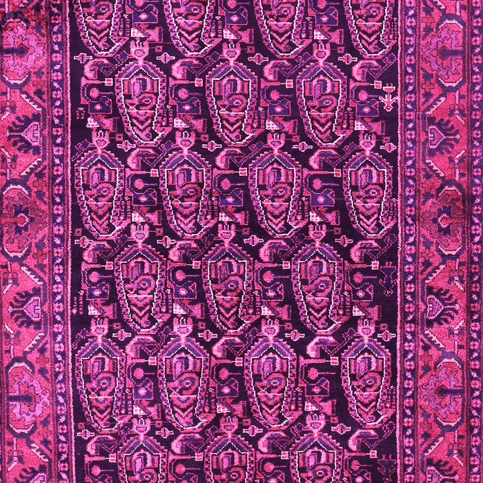 Machine Washable Persian Pink Traditional Rug, wshtr551pnk