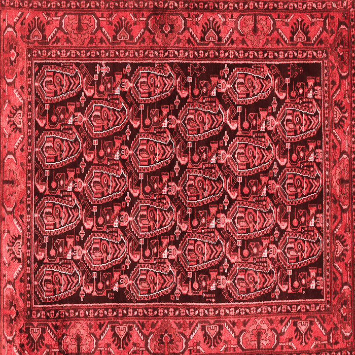 Machine Washable Persian Red Traditional Rug, wshtr551red