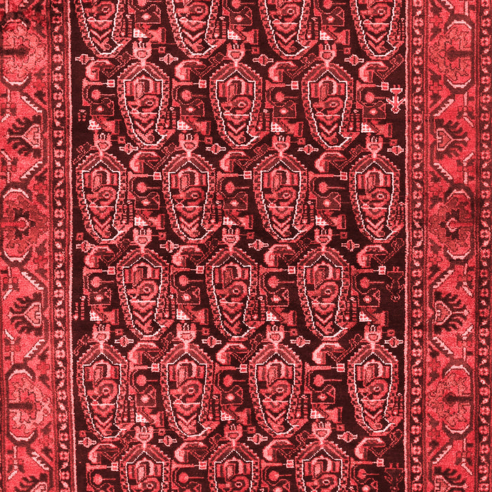 Machine Washable Persian Red Traditional Rug, wshtr551red