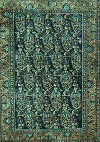 Persian Turquoise Traditional Rug, tr551turq