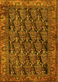 Persian Yellow Traditional Rug, tr551yw