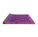 Sideview of Persian Purple Traditional Rug, tr551pur