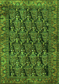 Persian Green Traditional Rug, tr551grn