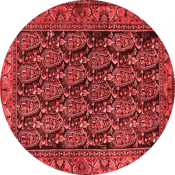 Machine Washable Persian Red Traditional Rug, wshtr551red
