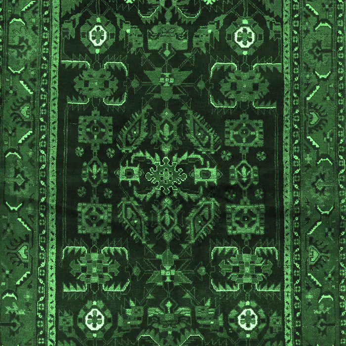 Persian Emerald Green Traditional Rug, tr552emgrn