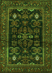Persian Green Traditional Rug, tr552grn