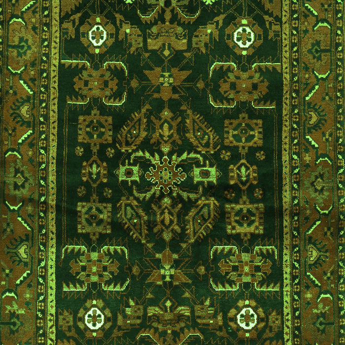 Persian Green Traditional Rug, tr552grn