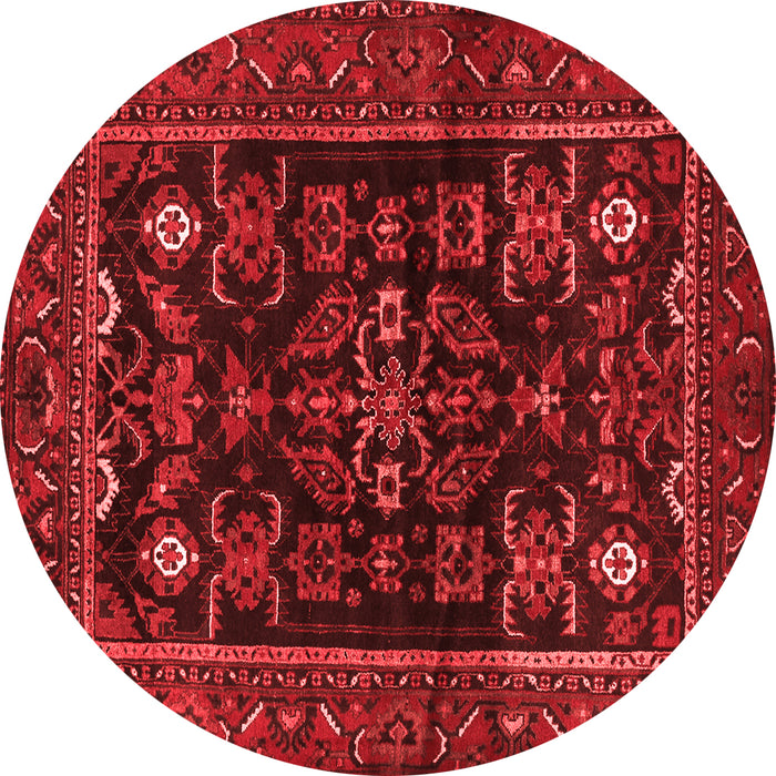 Machine Washable Persian Red Traditional Rug, wshtr552red