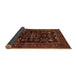 Sideview of Persian Brown Traditional Rug, tr552brn