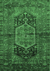 Persian Emerald Green Traditional Rug, tr553emgrn