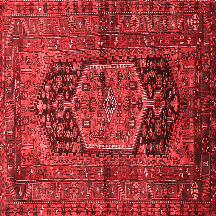 Machine Washable Persian Red Traditional Rug, wshtr553red