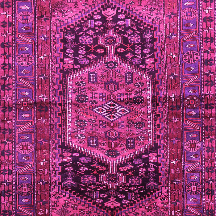 Machine Washable Persian Pink Traditional Rug, wshtr553pnk