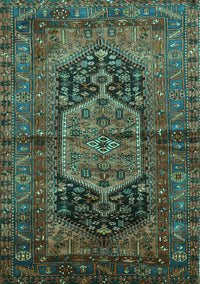 Persian Turquoise Traditional Rug, tr553turq