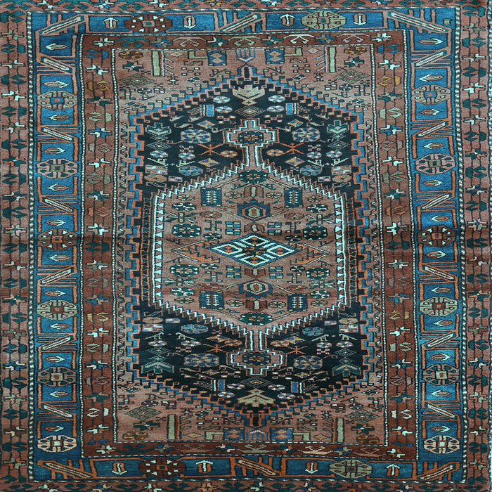 Square Persian Light Blue Traditional Rug, tr553lblu