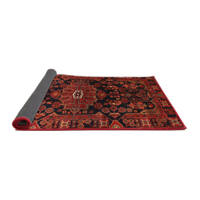Sideview of Traditional Red Persian Rug, tr554