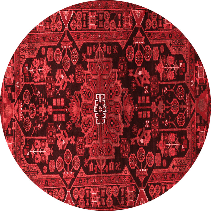 Machine Washable Persian Red Traditional Rug, wshtr554red