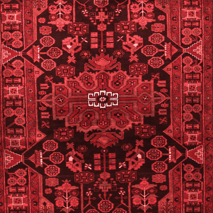 Machine Washable Persian Red Traditional Rug, wshtr554red