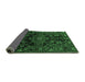 Sideview of Persian Emerald Green Traditional Rug, tr554emgrn