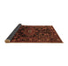 Sideview of Persian Brown Traditional Rug, tr554brn