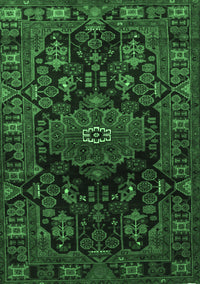 Persian Emerald Green Traditional Rug, tr554emgrn