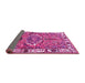 Sideview of Persian Pink Traditional Rug, tr555pnk