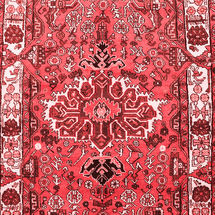 Machine Washable Persian Red Traditional Rug, wshtr555red