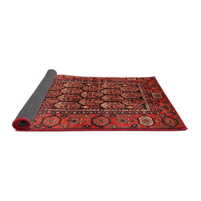 Sideview of Traditional Red Persian Rug, tr556