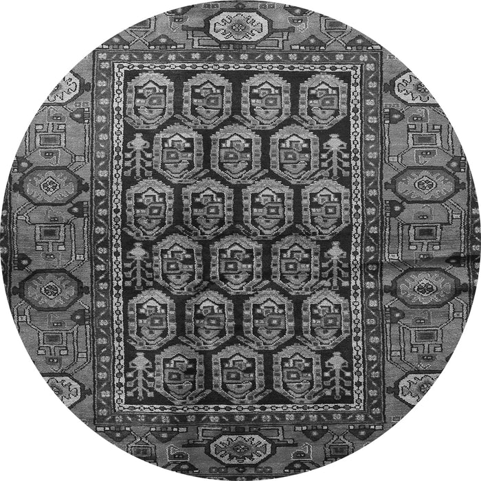 Square Persian Gray Traditional Rug, tr556gry