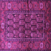 Square Persian Purple Traditional Rug, tr556pur