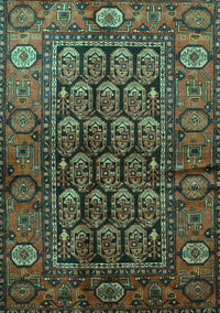 Persian Turquoise Traditional Rug, tr556turq