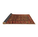 Sideview of Persian Brown Traditional Rug, tr556brn