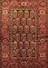 Persian Brown Traditional Rug, tr556brn