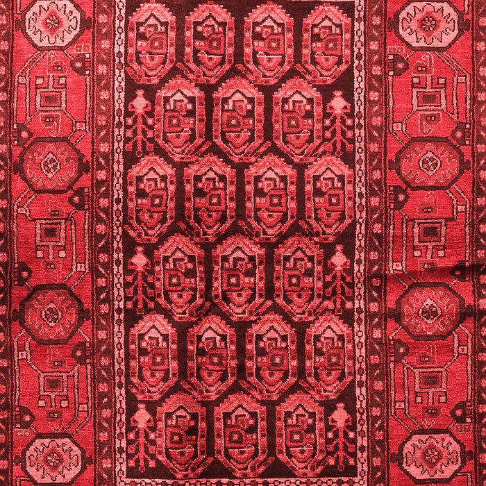 Machine Washable Persian Red Traditional Rug, wshtr556red