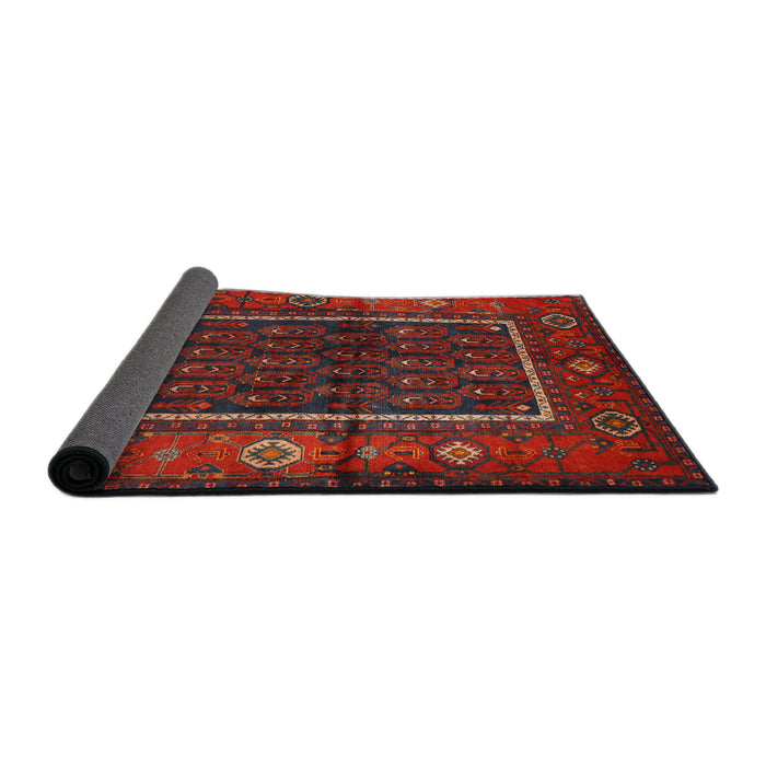 Sideview of Traditional Red Persian Rug, tr557