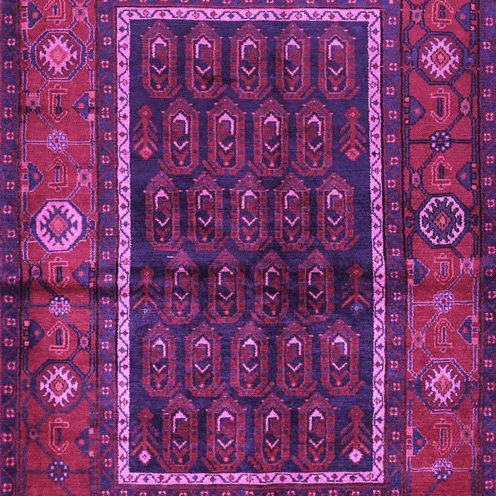Machine Washable Persian Purple Traditional Area Rugs, wshtr557pur