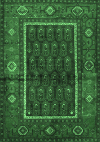 Persian Emerald Green Traditional Rug, tr557emgrn