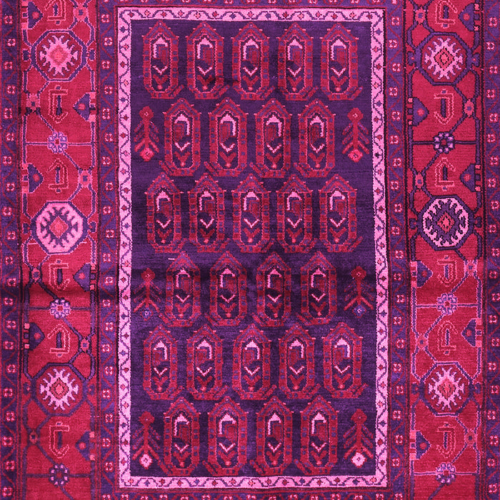 Machine Washable Persian Pink Traditional Rug, wshtr557pnk