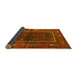 Sideview of Persian Yellow Traditional Rug, tr557yw