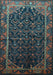 Machine Washable Persian Light Blue Traditional Rug, wshtr558lblu