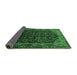 Sideview of Persian Emerald Green Traditional Rug, tr558emgrn