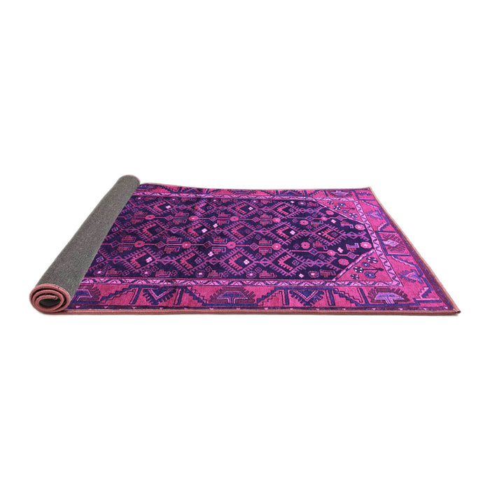 Sideview of Persian Purple Traditional Rug, tr558pur