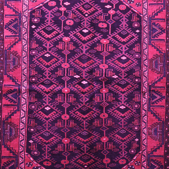 Machine Washable Persian Pink Traditional Rug, wshtr558pnk